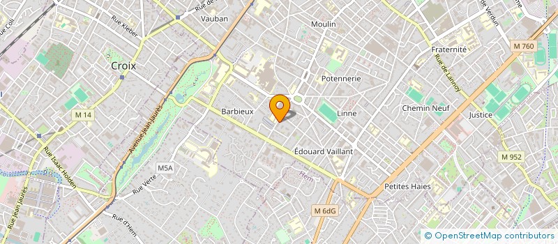 localisation de l'entreprise MONSIEUR LEO CARON  ROUBAIX