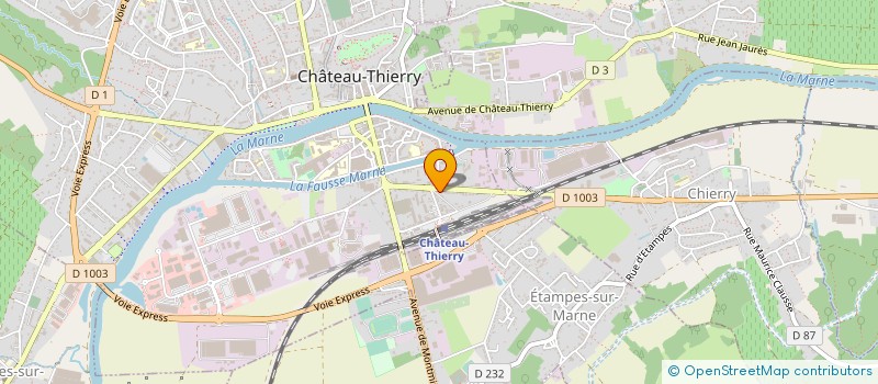 localisation de l'entreprise MONSIEUR LEO CARRECABE  CHATEAU-THIERRY