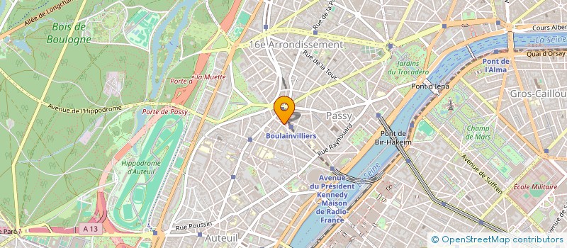 localisation de l'entreprise MONSIEUR LEO CAVALIERE à SAINT-CLOUD