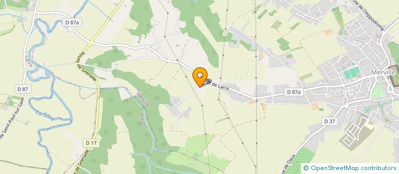 localisation de l'entreprise MONSIEUR LEO CAZALAA  MERVILLE