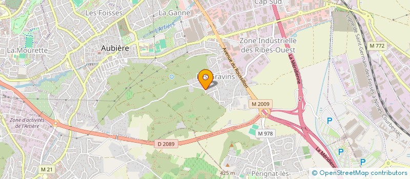 localisation de l'entreprise MONSIEUR LEO CHABANIS  AUBIERE