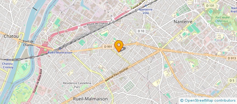 localisation de l'entreprise MONSIEUR LEO CHABRIER  NANTERRE