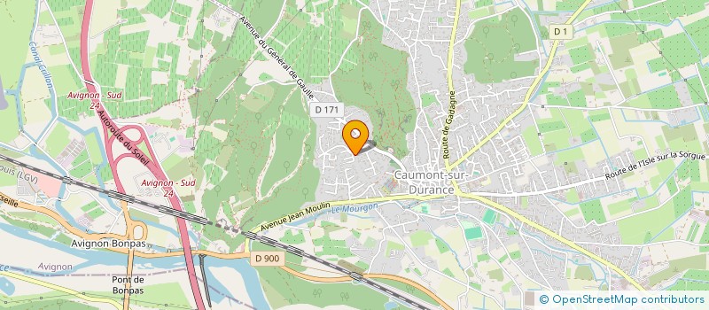 localisation de l'entreprise MONSIEUR LEO CHACON  CAUMONT-SUR-DURANCE