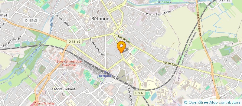 localisation de l'entreprise MONSIEUR LEO CHARLEMAGNE à BETHUNE