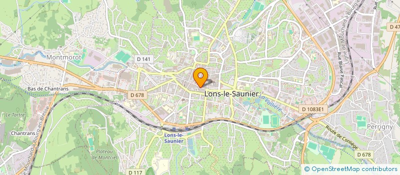 localisation de l'entreprise MONSIEUR LEO CHARLIN à LONS-LE-SAUNIER