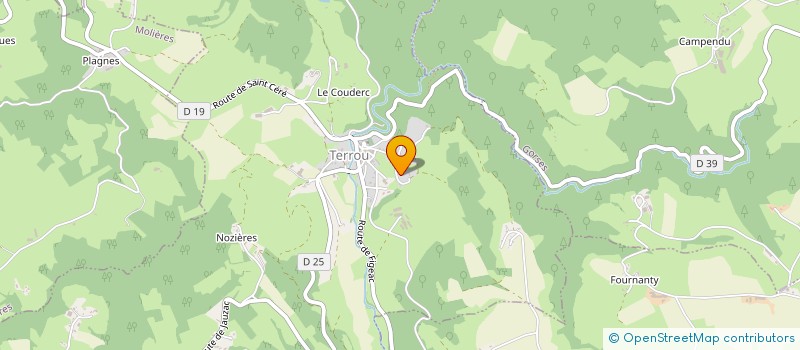 localisation de l'entreprise MONSIEUR LEO CHARREAU  TERROU