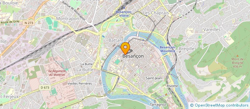 localisation de l'entreprise MONSIEUR LEO CHAUMONT à BESANCON