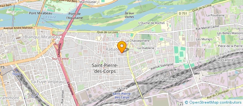 localisation de l'entreprise MONSIEUR LEO CHAUSSARD à SAINT-PIERRE-DES-CORPS