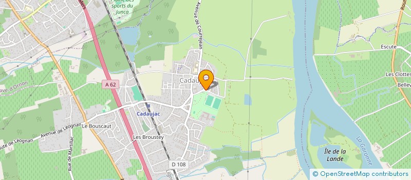 localisation de l'entreprise MONSIEUR LEO CHAUTARD  CADAUJAC