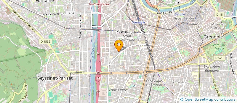 localisation de l'entreprise MONSIEUR LEO CHEVRIER à GRENOBLE