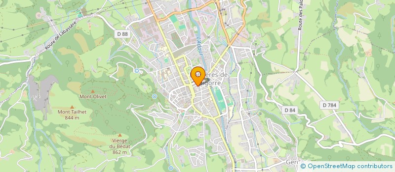 localisation de l'entreprise MONSIEUR LEO CHICHA  BAGNERES-DE-BIGORRE