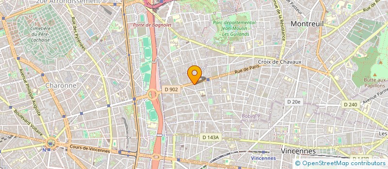 localisation de l'entreprise MONSIEUR LEO CIAVARELLA à MONTREUIL