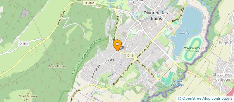 localisation de l'entreprise MONSIEUR LEO CLAINQUART  DIVONNE-LES-BAINS