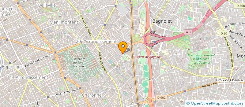 localisation de l'entreprise MONSIEUR LEO CLAVERE-GRACIETTE  PARIS