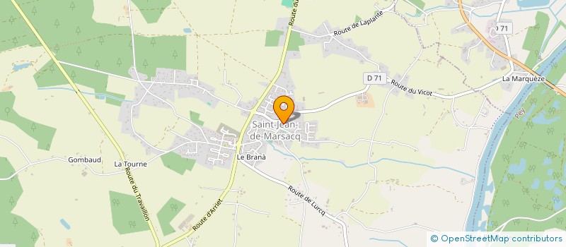 localisation de l'entreprise MONSIEUR LEO CLEMENT  SAINT-JEAN-DE-MARSACQ