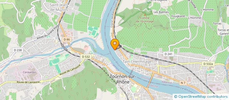 localisation de l'entreprise MONSIEUR LEO CLOT  TAIN-L'HERMITAGE