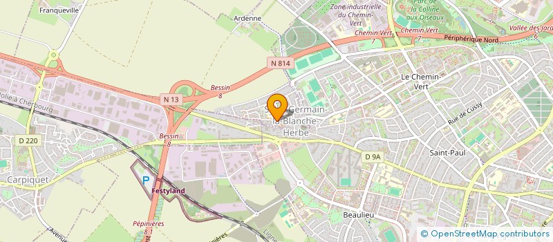 localisation de l'entreprise MONSIEUR LEO COCHEREL  SAINT-GERMAIN-LA-BLANCHE-HERBE