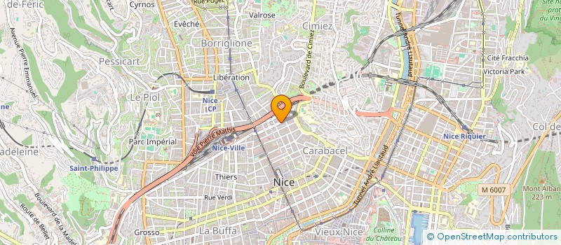 localisation de l'entreprise MONSIEUR LEO COGNET à NICE