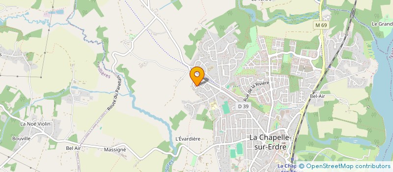 localisation de l'entreprise MONSIEUR LEO COLAS à LA CHAPELLE-SUR-ERDRE