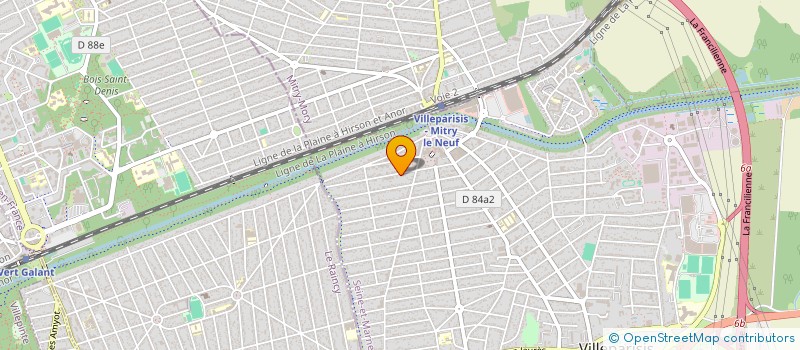 localisation de l'entreprise MONSIEUR LEO COLMERAUER  VILLEPARISIS