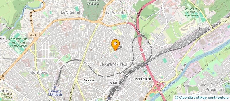 localisation de l'entreprise MONSIEUR LEO COMPERE  LIMOGES