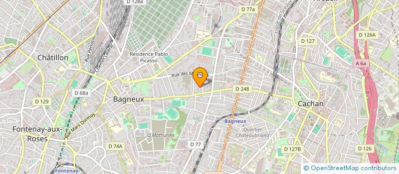 localisation de l'entreprise MONSIEUR LEO COMTE à BAGNEUX
