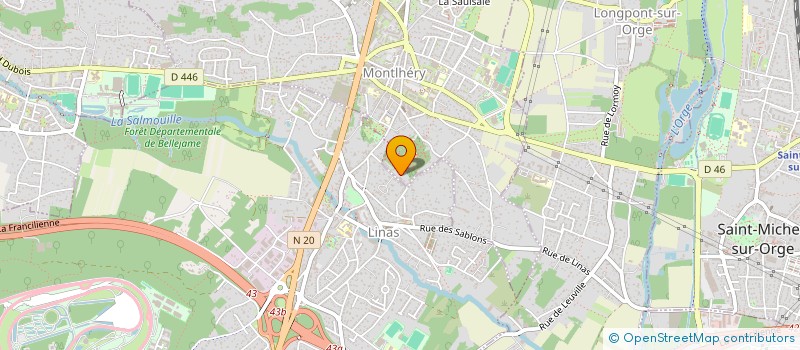 localisation de l'entreprise MONSIEUR LEO CONDE  MONTLHERY