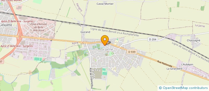 localisation de l'entreprise MONSIEUR LEO COPPOLANI  LA JARNE