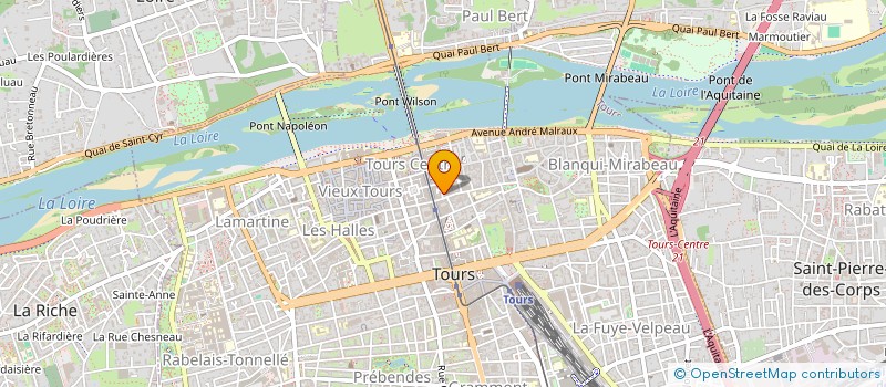 localisation de l'entreprise MONSIEUR LEO COURAUDON  TOURS