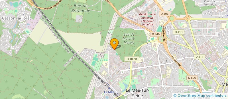 localisation de l'entreprise MONSIEUR LEO CRUZ  LE MEE-SUR-SEINE