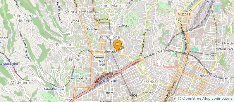 localisation de l'entreprise MONSIEUR LEO CUENIN à NICE