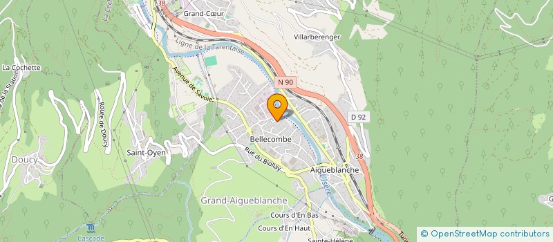 localisation de l'entreprise MONSIEUR LEO CULLET  GRAND-AIGUEBLANCHE