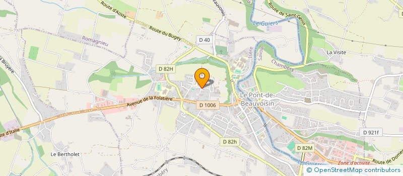 localisation de l'entreprise MONSIEUR LEO CUSUMANO  LE PONT-DE-BEAUVOISIN