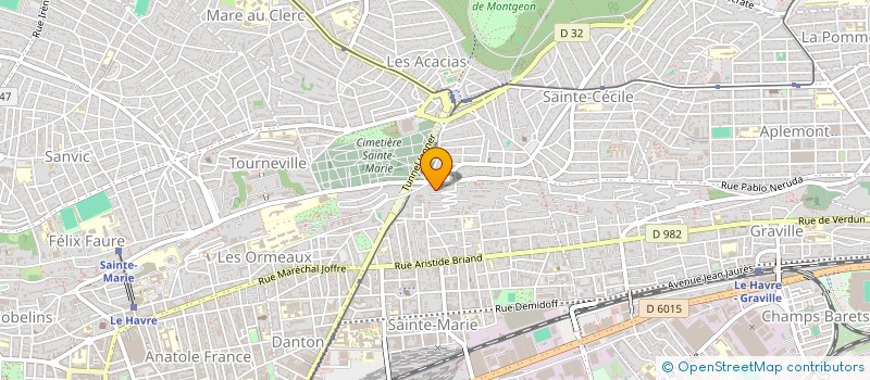 localisation de l'entreprise MONSIEUR LEO DAIGUE à LE HAVRE