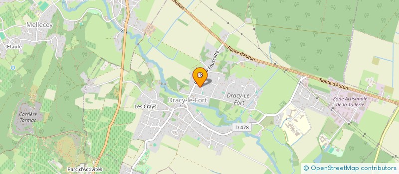 localisation de l'entreprise MONSIEUR LEO DAL PIVA  DRACY-LE-FORT