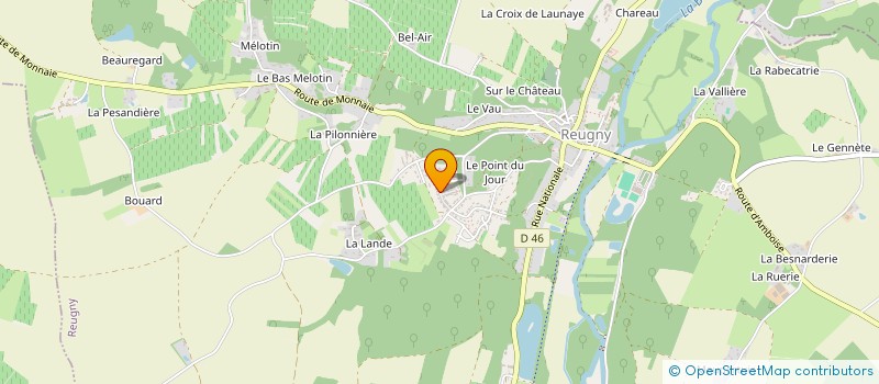 localisation de l'entreprise MONSIEUR LEO-DAMIEN CROVISIER  REUGNY