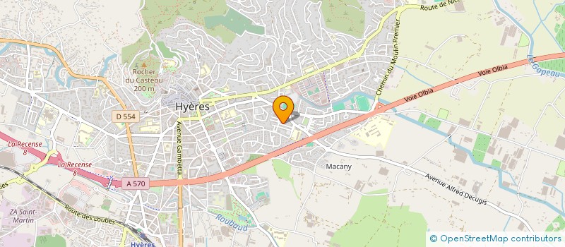 localisation de l'entreprise MONSIEUR LEO DANIS à HYERES