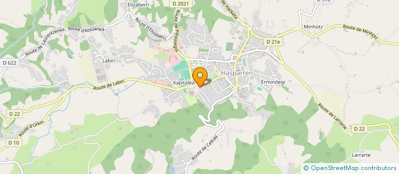 localisation de l'entreprise MONSIEUR LEO DAURIAC  HASPARREN