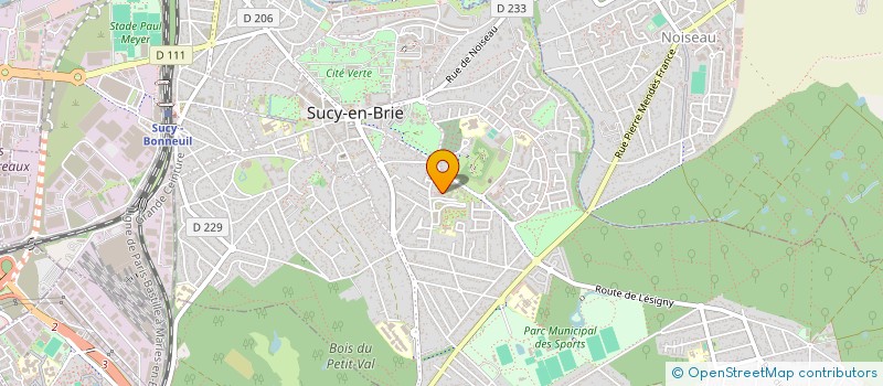 localisation de l'entreprise MONSIEUR LEO DEBARRE  SUCY-EN-BRIE