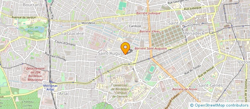 localisation de l'entreprise MONSIEUR LEO DEBUE  BORDEAUX