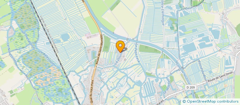 localisation de l'entreprise MONSIEUR LEO DEHAYNIN  SAINT-OMER