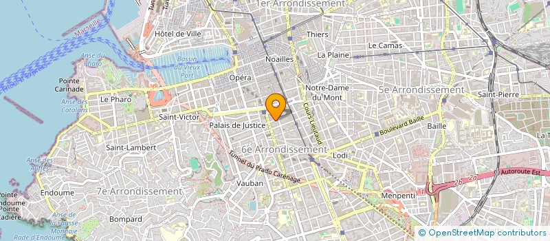 localisation de l'entreprise MONSIEUR LEO DELAFOSSE  MARSEILLE