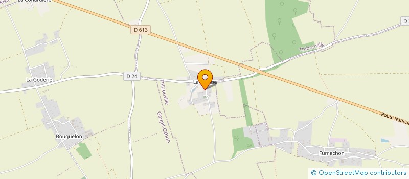 localisation de l'entreprise MONSIEUR LEO DELAROCHE--LEFEBVRE  THIBOUVILLE