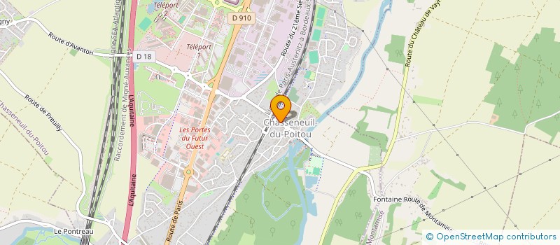 localisation de l'entreprise MONSIEUR LEO DELAUNAY  CHASSENEUIL-DU-POITOU
