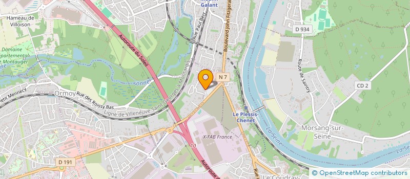 localisation de l'entreprise MONSIEUR LEO DELFOSSE  ORMOY