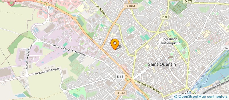 localisation de l'entreprise MONSIEUR LEO DELLOUVE à SAINT-QUENTIN