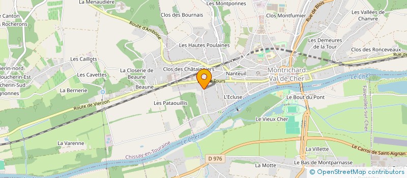 localisation de l'entreprise MONSIEUR LEO DEMESLAY  MONTRICHARD VAL DE CHER