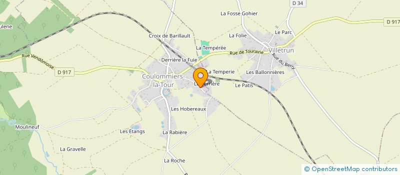 localisation de l'entreprise MONSIEUR LEO DESCHAMBRES à COULOMMIERS-LA-TOUR