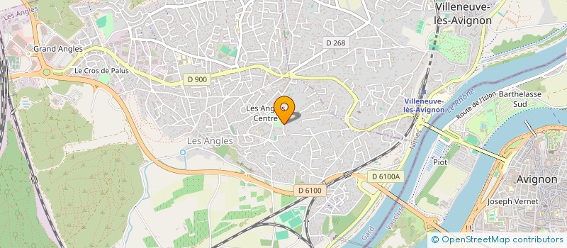 localisation de l'entreprise MONSIEUR LEO DI BIAGIO  LES ANGLES