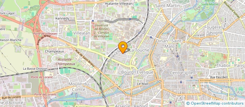 localisation de l'entreprise MONSIEUR LEO DIEUCHO  RENNES